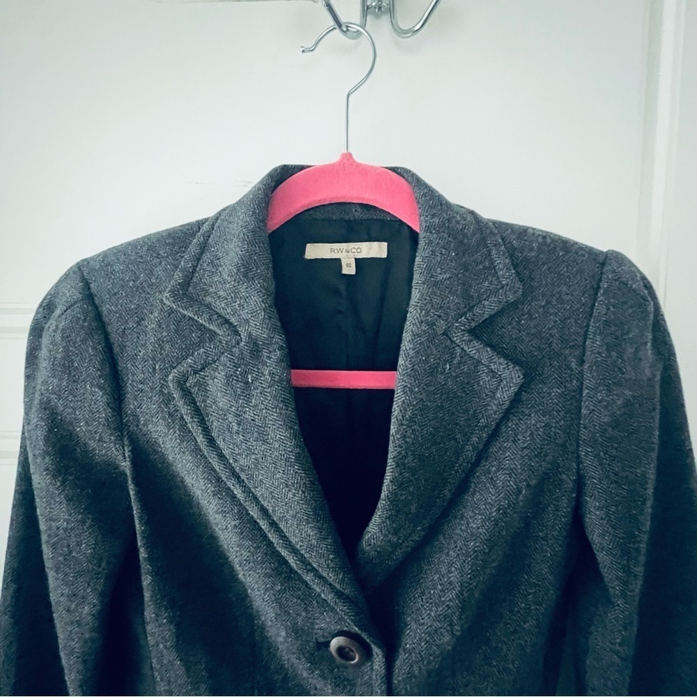 RW&CO Gray Wool Blazer SIZE 00